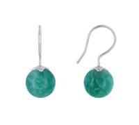 LES POULETTES BIJOUX - Pendientes de Plata 925 Perlas de Amazonita
