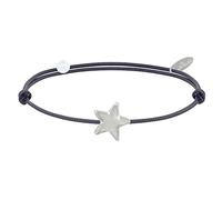LES POULETTES BIJOUX - Pulsera Enlace Estrella de Plata 925 - Classics - Gris