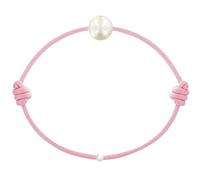LES POULETTES BIJOUX - Pulsera Enlace Mi Perla - Perla Blanca Cultivada Les Poulettes - Classics - Rosa