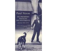Les Premières Editions des Sentiments: Journal 1961-1972