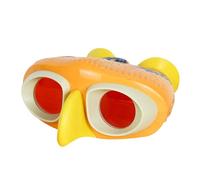 Les, prismáticos para observación de aves, prismáticos para camping, prismáticos en forma de búho, brújula de cordón de alta resolución de 5 x 25 para niños de 3 a 8 años para observación