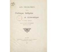Les Problèmes De La Politique Indigène Et Économique Au Congo Français