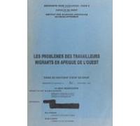 Les Problèmes Des Travailleurs Migrants En Afrique De Louest (ebook)