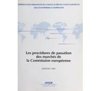 Les Procédures De Passation Des Marchés De La Commission Européenne (e