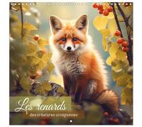 Les renards, des créatures si mignonnes (Calendrier mural carré 2026 30x30 cm) Calendrier double avec une page pour vos prises de notes: Des renards ... scène de manière onirique à l'aide de l'IA.