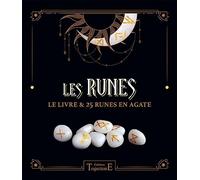 Les Runes: Le livre & 25 runes en agate