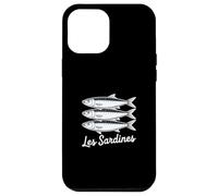 Les Sardines French Bistro Nautical Seafood Art Carcasa para iPhone 12 Pro MAX