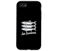 Les Sardines French Bistro Nautical Seafood Art Carcasa para iPhone SE (2020) / 7/8