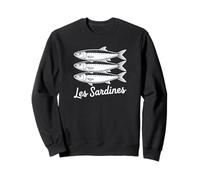 Les Sardines French Bistro Nautical Seafood Art Sudadera
