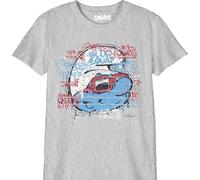 Les Schtroumpfs Bosmurfts007 Camiseta, Gris Melange, 14 años para Niños