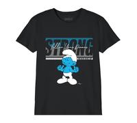 Les Schtroumpfs Bosmurfts017 Camiseta, Negro, 14 años para Niños
