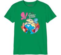 Les Schtroumpfs Bosmurfts027 Camiseta, Verde Prado, 14 años para Niños