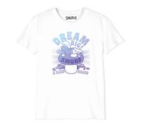 Les Schtroumpfs Camiseta de niño, Blanco, 14 años