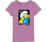 Les Schtroumpfs Gismurfts013 Camiseta, Rosa, 10 Años Niñas