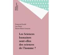Les Sciences Humaines Sont-elles Des Sciences De Lhomme ? (ebook)