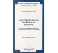 Les Sentiments Moraux Font La Richesse Des Nations : Moralité Des Comp