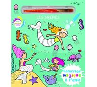 Les sirènes: Coloriage magique à l'eau