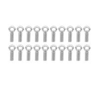 Les-Theresa 20 piezas de perno de ojo de elevación 304 de acero inoxidable anticorrosión para maquinaria pesada hombro M6