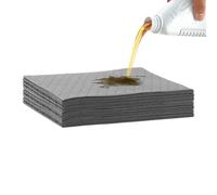 Les-Theresa Almohadillas absorbentes de aceite de 25 x 33 cm, almohadillas de absorción rápida, almohadillas absorbentes de aceite, tapete universal para uso doméstico y exterior (30)