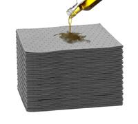 Les-Theresa Almohadillas absorbentes de aceite de 25 x 33 cm, almohadillas de absorción rápida, almohadillas absorbentes de aceite, tapete universal para uso doméstico y exterior (100)