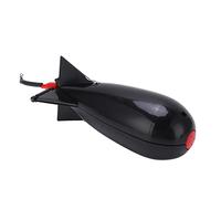 Les-Theresa Cohete Cebador de Pesca, Portátil Lanzador de Cebo Pesca Cohete Cebador Carpfishing Alimentador de Pesca Carpa, Buena Hermeticidad, Práctico Alimentador Tackle Tool Accesorios (Negro)