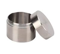 Les-Theresa Pastillero de Acero Inoxidable, Botes de Metal Pequeños con Tapa Cajita Acero Inoxidable Caja Hermetica Acero Caja Metalica Pequeña Hermetica, para en la Oficina Y Mientras Viaja (M)