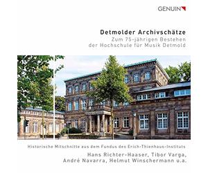 Les trésors des archives de l'Université de Musique de Detmold. Richter-Haaser, Varga, Navarra, Winschermann.