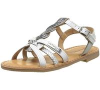 Les Tropéziennes par M. Belarbi Badami, Sandalia con Pulsera Niños, Blanco (Blanc/Argent), 32 EU