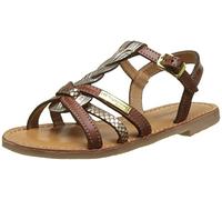 Les Tropéziennes par M. Belarbi - Badami, Sandalia con Pulsera Niñas, Marrón (Tan/or), 29 EU