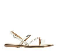 Les Tropéziennes par M. Belarbi Batresse, Sandalias de Punta Descubierta Mujer, Blanco (Blanc 70), 37 EU