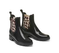 LES TROPEZIENNES PAR M.BELARBI Botines de lluvia Nea. Color negro leopardo