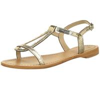 Les Tropéziennes par M. Belarbi Hamat, Sandalias con Correa de Tobillo Mujer, Dorado (Gold/Snake), 41 EU