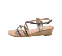 LES TROPEZIENNES PAR M. BELARBI HARO, Zapatos Ciudad Sandale Tacón Inf 5Cm Mujer, Negro Multi, 38 EU