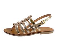 Les Tropéziennes par M. Belarbi - Herilo, Sandalias con Correa de Tobillo Mujer, Dorado (Or), 35 EU