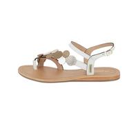 LES TROPEZIENNES PAR M. BELARBI Holly, Zapatos de la Ciudad entrededo Mujer, Blanco y Dorado, 39 EU