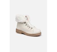 LES TROPEZIENNES PAR M.BELARBI Botines de piel de montaña forradas Lacen. Color Blanco
