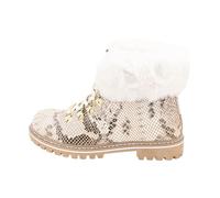 LES TROPEZIENNES PAR M. BELARBI Lacen, Zapatos para Nieve Mujer, Serpiente Blanca, 36 EU