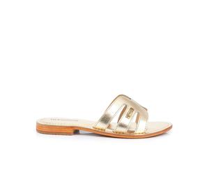 LES TROPEZIENNES PAR M.BELARBI Mules de piel Damia. Color Dorado