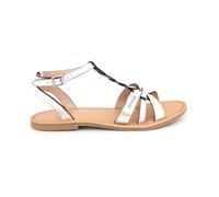Les Tropéziennes par M. Belarbi Sandalia Hamsuni para mujer, Plata Multicolor, 40 EU