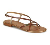Les Tropéziennes par M. Belarbi Monaco, Sandalias con Correa de Tobillo Mujer, Marrón (Tan/or), 38 EU