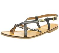 Les Tropeziennes por el Sr. Belabi Chou, sandalias para mujer, azul marino y dorado, 37 EU