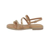 Les Tropeziennes Sandalia Plana Cuero Corabel, bronceado, 39 EU