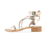 Les Tropezies by Mr BELARBI Femme Hocean Zapatos Ciudad Salome Tacón Inf 5Cm, dorado, 38 EU