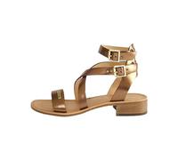 Les Tropezies by Mr BELARBI Femme Hocean Zapatos Ciudad Salome Tacón Inf 5Cm, marrón, 38 EU