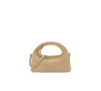 LES VISIONNAIRES Bolso de cuero - Bolso de mano SADIE GRADE WEAVE COZY beige