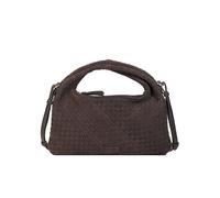 LES VISIONNAIRES Bolso de cuero - Bolso de mano SADIE GRADE WEAVE COZY marrón