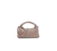 LES VISIONNAIRES Bolso de cuero - Bolso de mano SADIE WEAVE SILKY beige