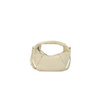 LES VISIONNAIRES Bolso de cuero - Mini Bolso GRETA MINI ESSENTIAL SILKY crema