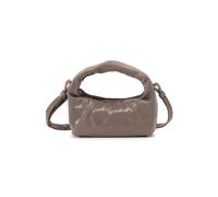 LES VISIONNAIRES Greta Bolsa de hombro Piel natural 20 cm gris