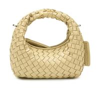 LES VISIONNAIRES Greta Micro weave Bolso Piel 20 cm amarillo